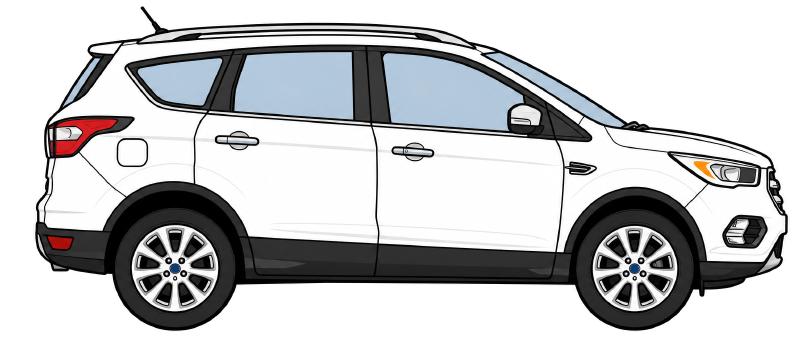 2019 Ford Escape — side profile