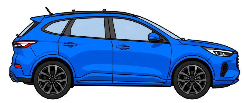 2025 Ford Escape ST-Line — side profile